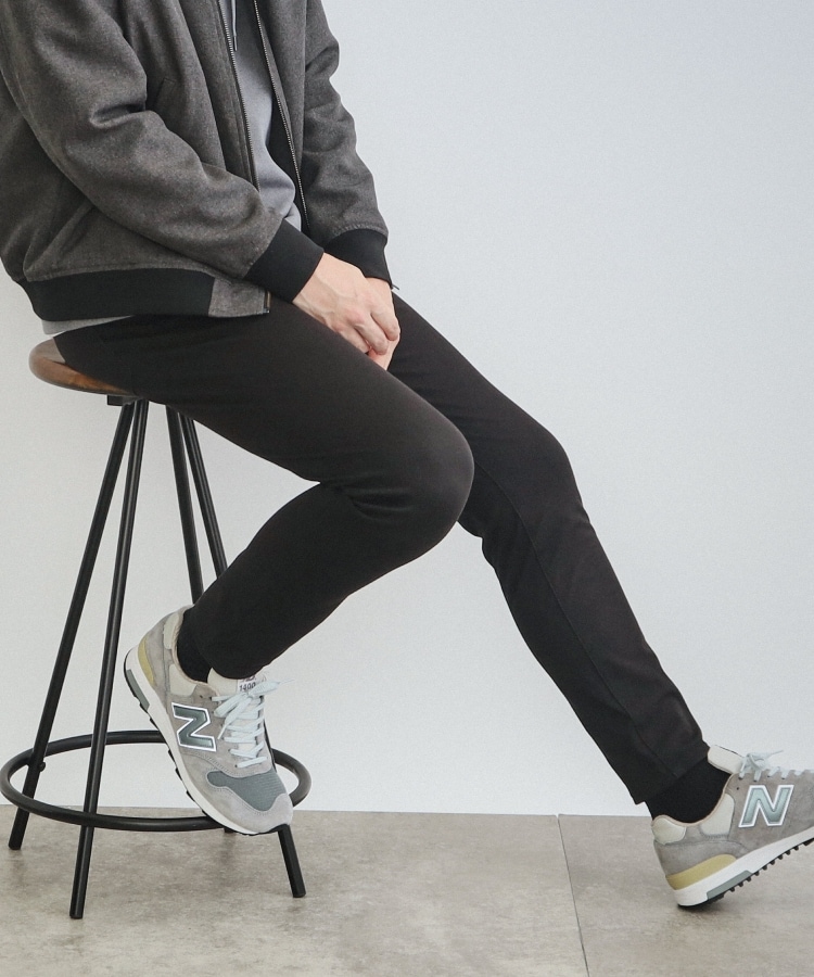 ザ ショップ ティーケー（メンズ）(THE SHOP TK(Men))の【ヒルナンデス！で紹介】プレミアムスキニーパンツ 360°ストレッチ ブラック(019)
