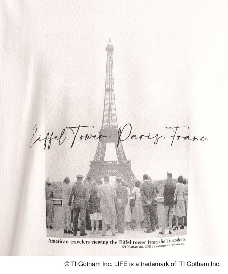 ザ ショップ ティーケー（メンズ）(THE SHOP TK(Men))の【GOOD ROCK SPEED × LIFE PICTURE COLLECTION 別注】 Parisグラフィック半袖Tシャツ10