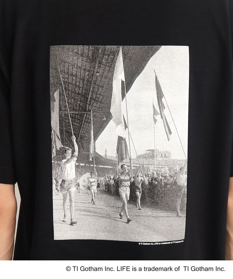 ザ ショップ ティーケー（メンズ）(THE SHOP TK(Men))の【GOOD ROCK SPEED × LIFE PICTURE COLLECTION 別注】 Parisグラフィック半袖Tシャツ23