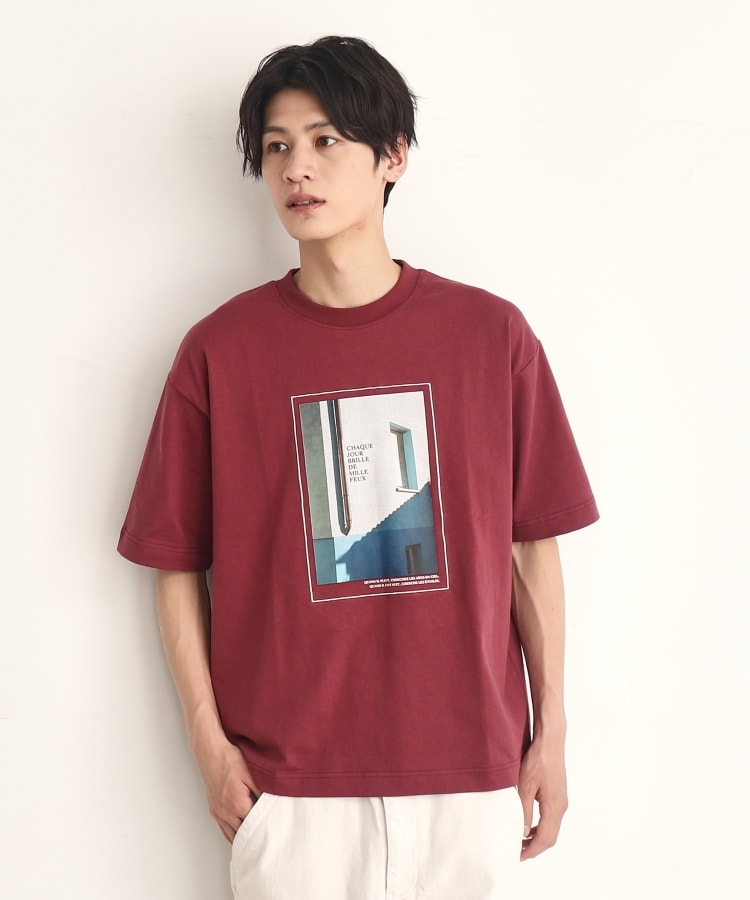 ザ ショップ ティーケー（メンズ）(THE SHOP TK(Men))のオーガニックコットンFrenchフォトTシャツ11