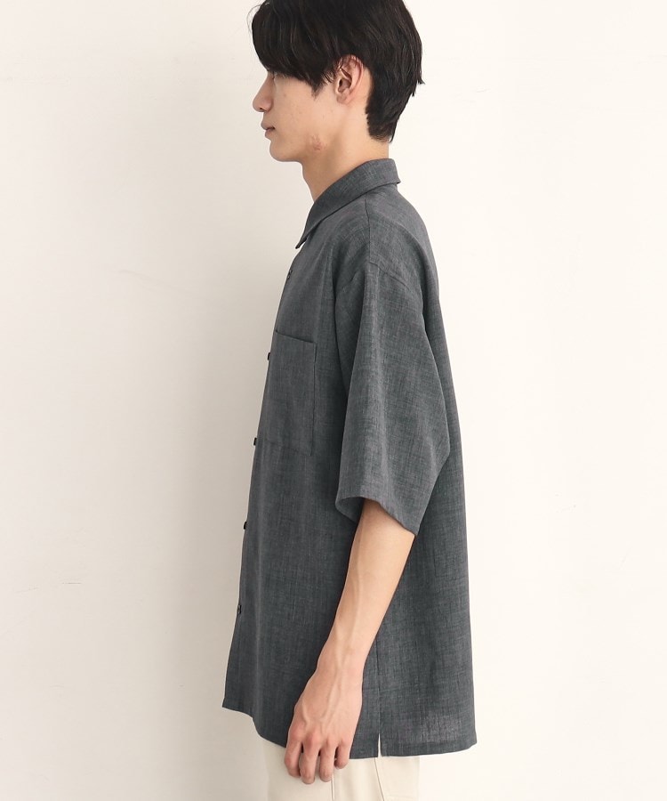 ザ ショップ ティーケー（メンズ）(THE SHOP TK(Men))の【清涼感〇/さらさら素材】リラックス五分袖シャツ2