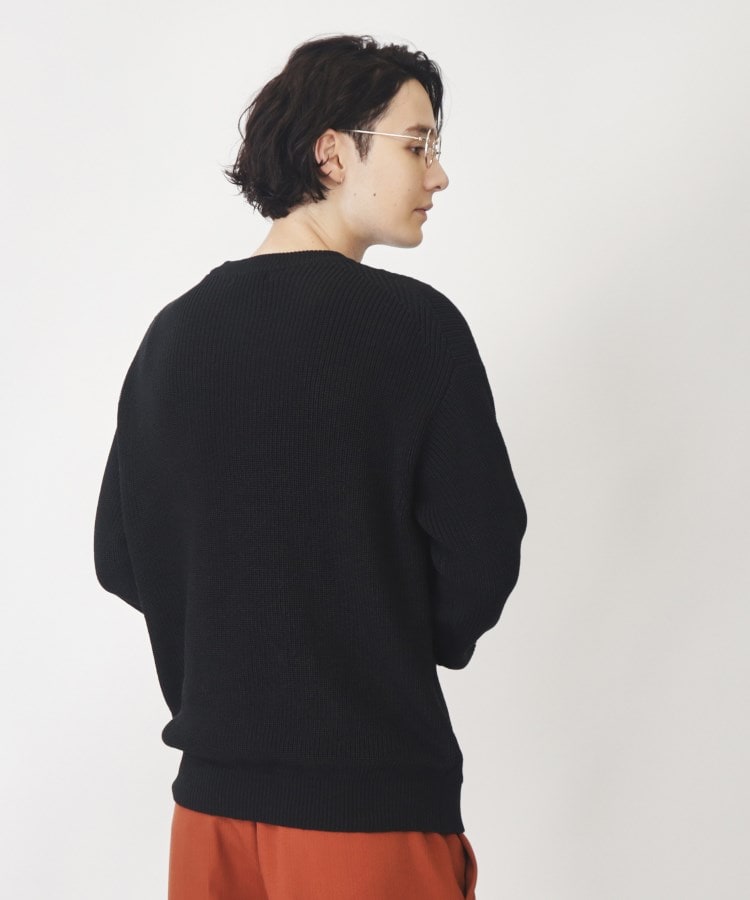 ザ ショップ ティーケー（メンズ）(THE SHOP TK(Men))の畦編みニットプルオーバー リラックスシルエット8