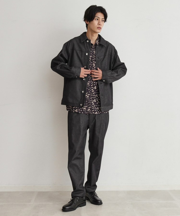 ザ ショップ ティーケー（メンズ）(THE SHOP TK(Men))のエバーデニムワイドパンツ　セットアップ可／色落ちしにくい6