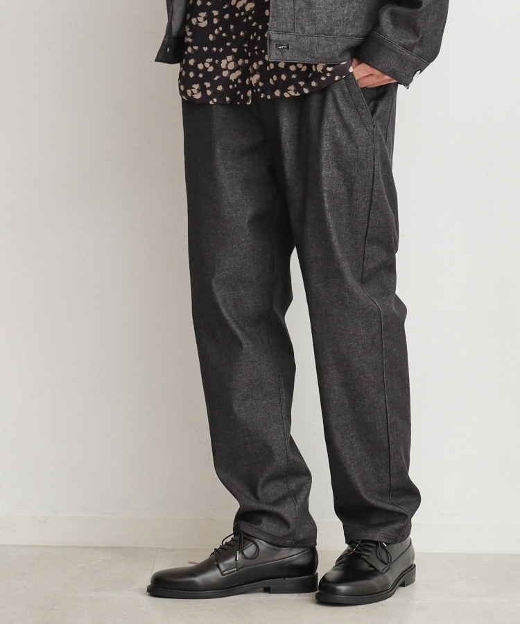 エバーデニムワイドパンツ セットアップ可/色落ちしにくい エバーデニムワイドパンツ セットアップ可/色落ちしにくい