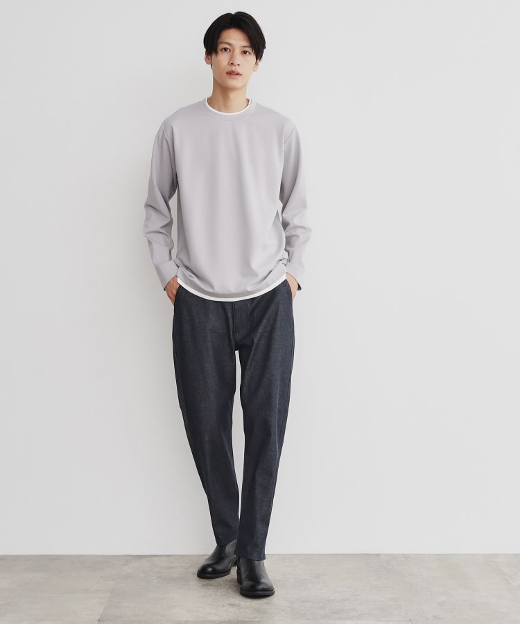エバーデニムワイドパンツ セットアップ可/色落ちしにくい(デニムパンツ) | THE SHOP TK(Men)(ザショップティーケー)| ワールド オンラインストア | WORLD ONLINE STORE エバーデニムワイドパンツ セットアップ可/色落ちしにくい(デニムパンツ) | THE SHOP TK(Men)(ザショップティーケー)| ワールド オンラインストア | WORLD ONLINE STORE