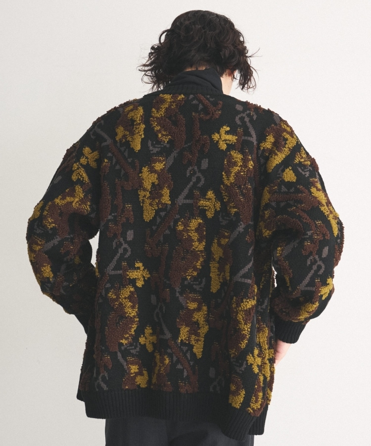 ザ ショップ ティーケー（メンズ）(THE SHOP TK(Men))のサガラ刺繍ニットカーディガン3