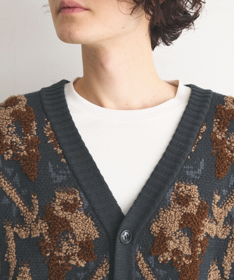 サガラ刺繍ニットカーディガン(カーディガン/ボレロ) | THE サガラ刺繍ニットカーディガン(カーディガン/ボレロ) | THE