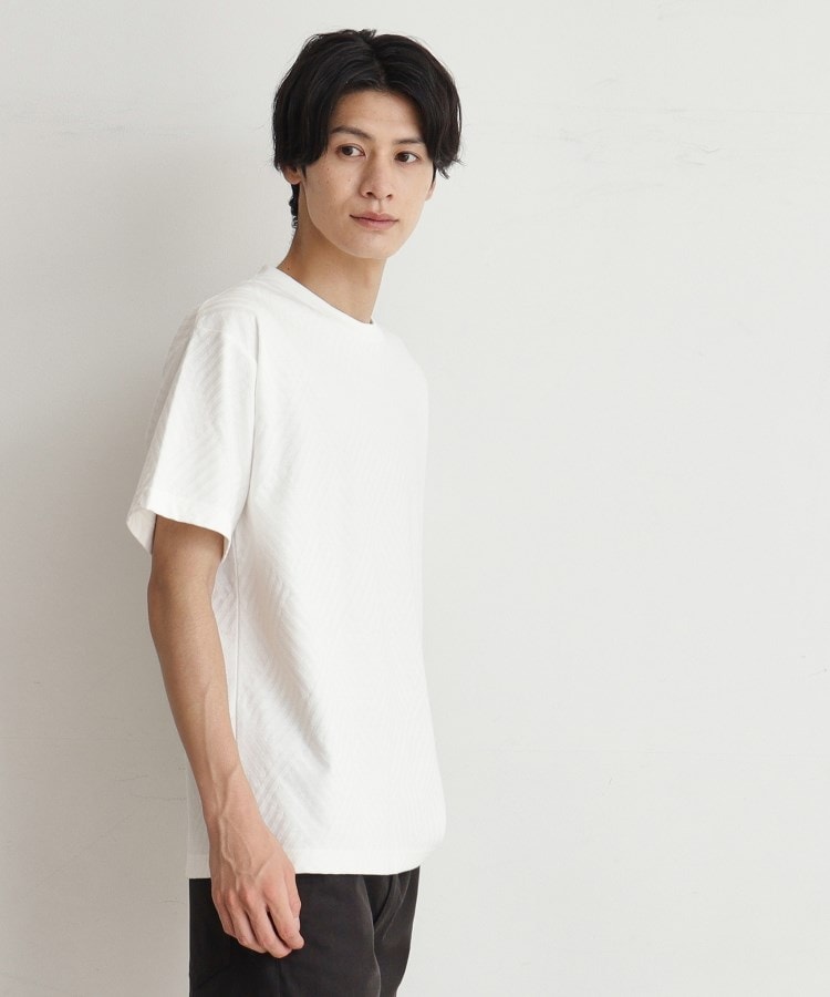 ザ ショップ ティーケー（メンズ）(THE SHOP TK(Men))の【ご好評につき再入荷！】リンクスジャカード半袖Tシャツ8
