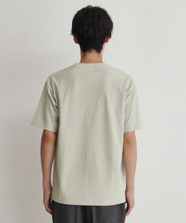ザ ショップ ティーケー（メンズ）(THE SHOP TK(Men))の【ご好評につき再入荷！】リンクスジャカード半袖Tシャツ22