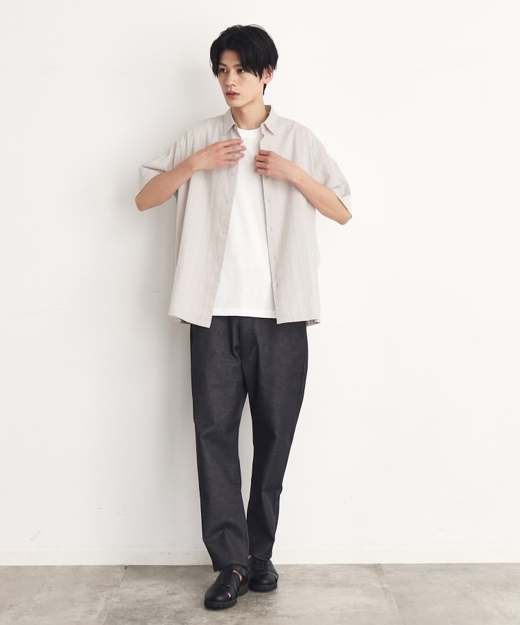 ザ ショップ ティーケー（メンズ）(THE SHOP TK(Men))のコットンレース半袖シャツ9