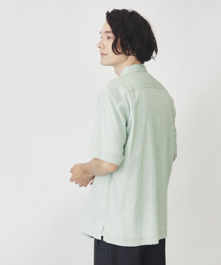 ザ ショップ ティーケー（メンズ）(THE SHOP TK(Men))のコットンレース半袖シャツ20