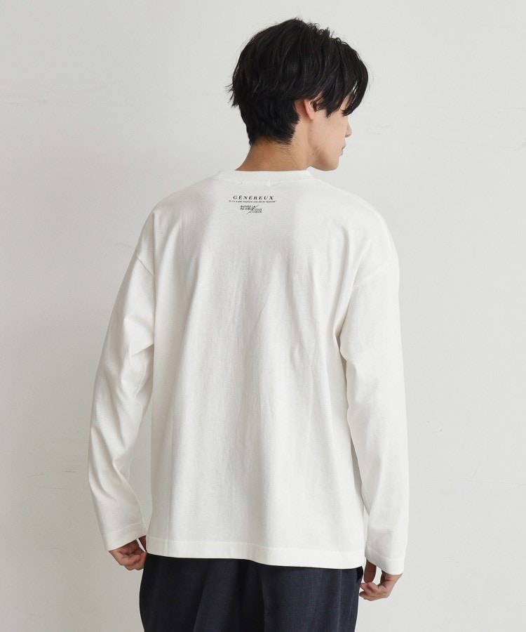 ザ ショップ ティーケー（メンズ）(THE SHOP TK(Men))の【6色展開】Parisフォト／ロゴ長袖Tシャツ2