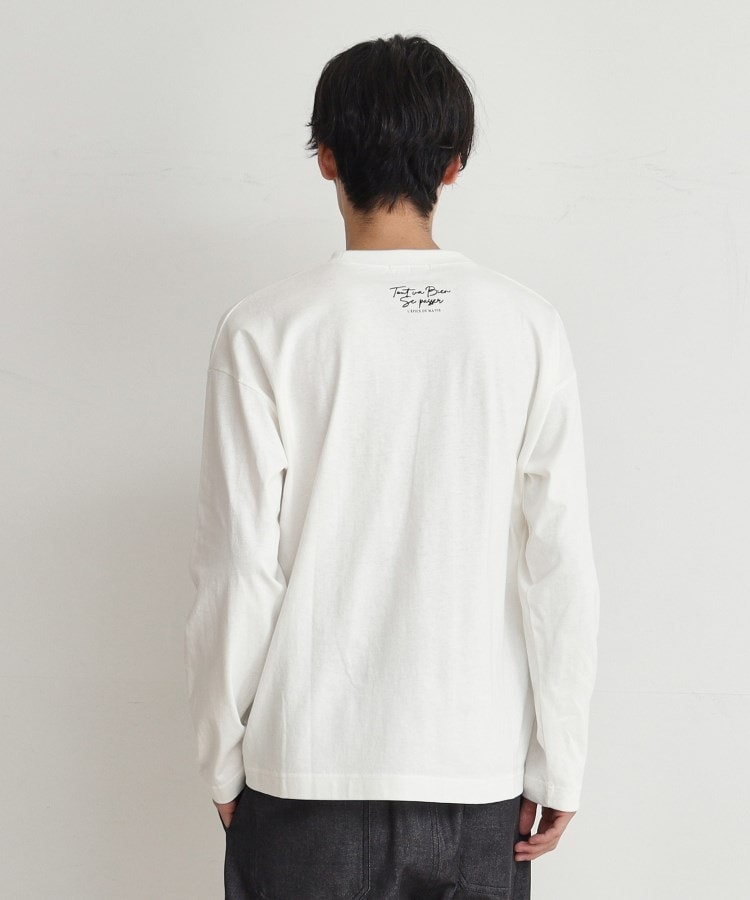 ザ ショップ ティーケー（メンズ）(THE SHOP TK(Men))の【6色展開】Parisフォト／ロゴ長袖Tシャツ14