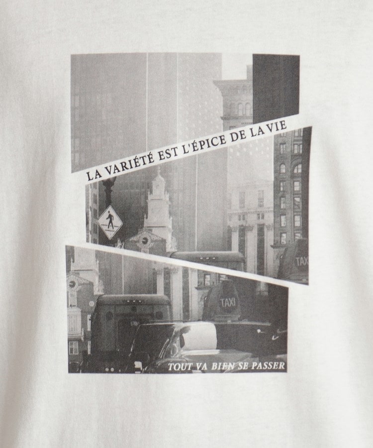 ザ ショップ ティーケー（メンズ）(THE SHOP TK(Men))の【6色展開】Parisフォト／ロゴ長袖Tシャツ16