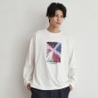 ザ ショップ ティーケー（メンズ）(THE SHOP TK(Men))の【6色展開】Parisフォト／ロゴ長袖Tシャツ オフホワイト(003)
