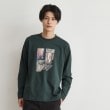 ザ ショップ ティーケー（メンズ）(THE SHOP TK(Men))の【6色展開】Parisフォト／ロゴ長袖Tシャツ グリーン(424)