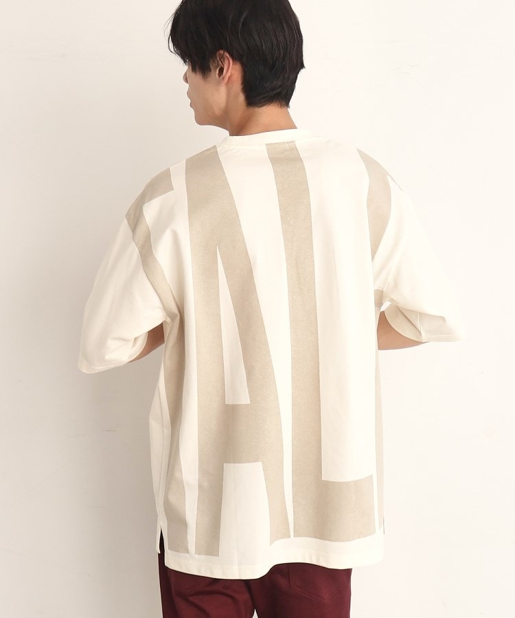 ザ ショップ ティーケー（メンズ）(THE SHOP TK(Men))のビッグシルエット総柄アソートTシャツ 幾何学／ドット／ストライプ／バックロゴ7