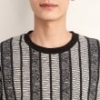 ザ ショップ ティーケー（メンズ）(THE SHOP TK(Men))のビッグシルエット総柄アソートTシャツ 幾何学／ドット／ストライプ／バックロゴ4