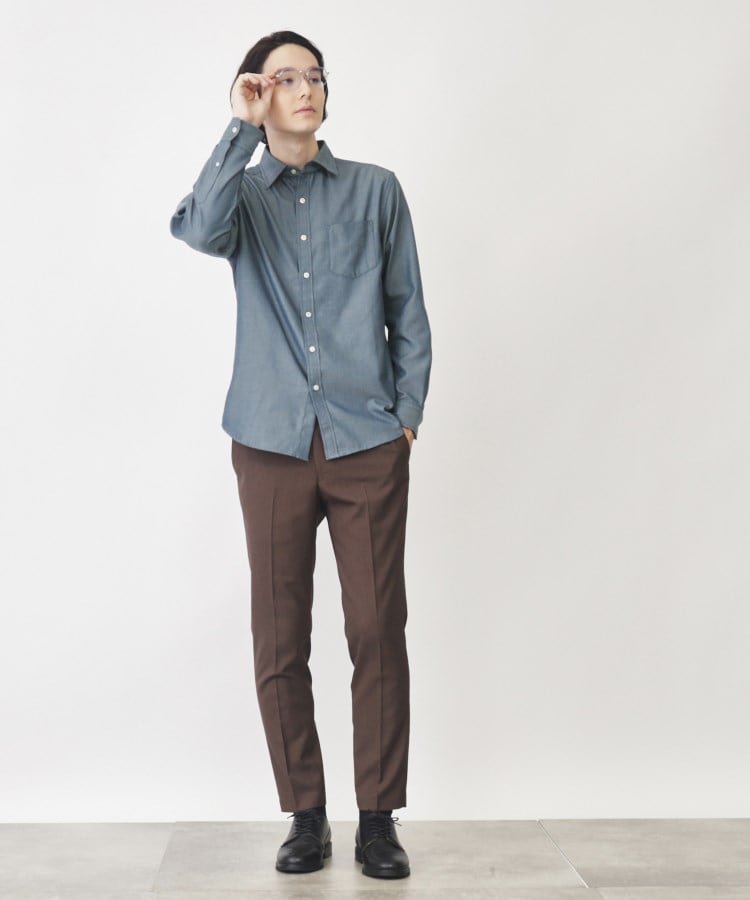 ザ ショップ ティーケー（メンズ）(THE SHOP TK(Men))の【シワになりにくい】マウントネルシャツ13