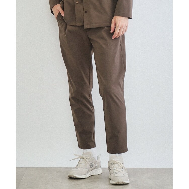 ザ ショップ ティーケー（メンズ）(THE SHOP TK(Men))の【360°ストレッチ／セットアップ可】リッチポリテーパードイージーパンツ フルレングスパンツ
