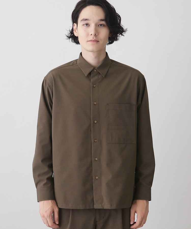 ザ ショップ ティーケー（メンズ）(THE SHOP TK(Men))の【360°ストレッチ／セットアップ可】リッチポリシャツ13