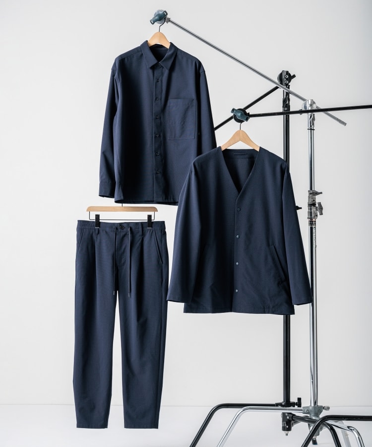 ザ ショップ ティーケー（メンズ）(THE SHOP TK(Men))の【360°ストレッチ／セットアップ可】リッチポリシャツ28