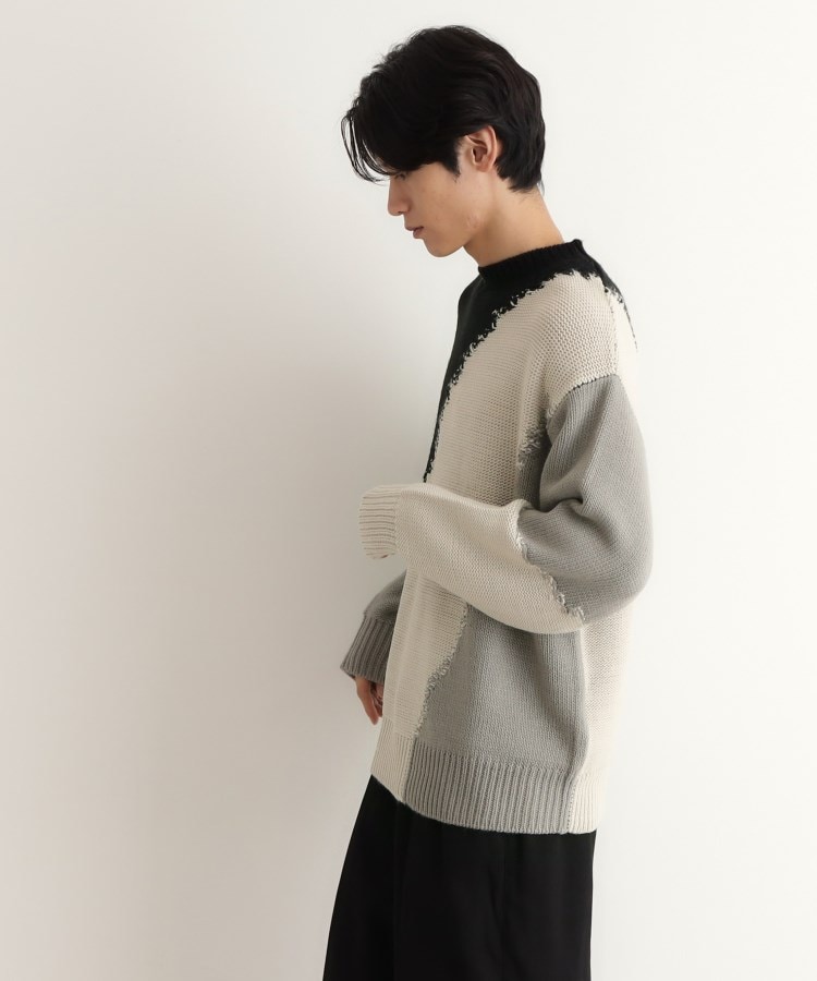 切替インターシャニット(ニット/セーター) | THE SHOP TK(Men 切替インターシャニット(ニット/セーター) | THE SHOP TK(Men