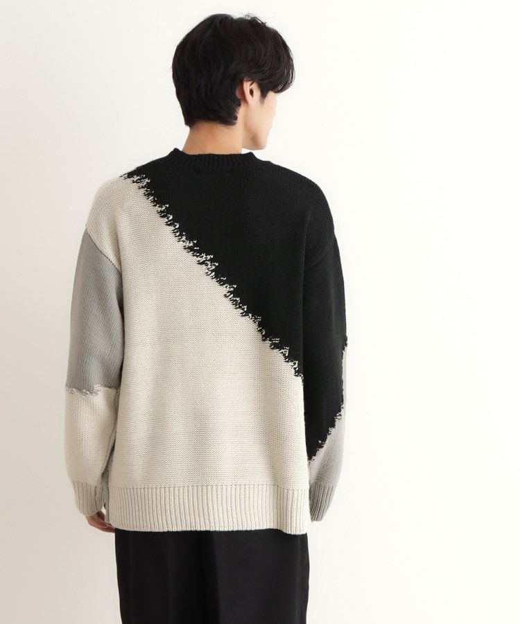 切替インターシャニット(ニット/セーター) | THE SHOP TK(Men 切替インターシャニット(ニット/セーター) | THE SHOP TK(Men