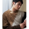 ザ ショップ ティーケー（メンズ）(THE SHOP TK(Men))の切替インターシャニット モカブラウン(542)