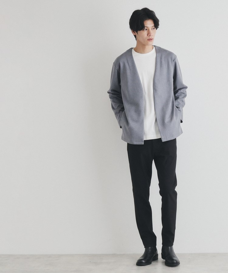 ザ ショップ ティーケー（メンズ）(THE SHOP TK(Men))の杢スウェードタッチカーディガン14