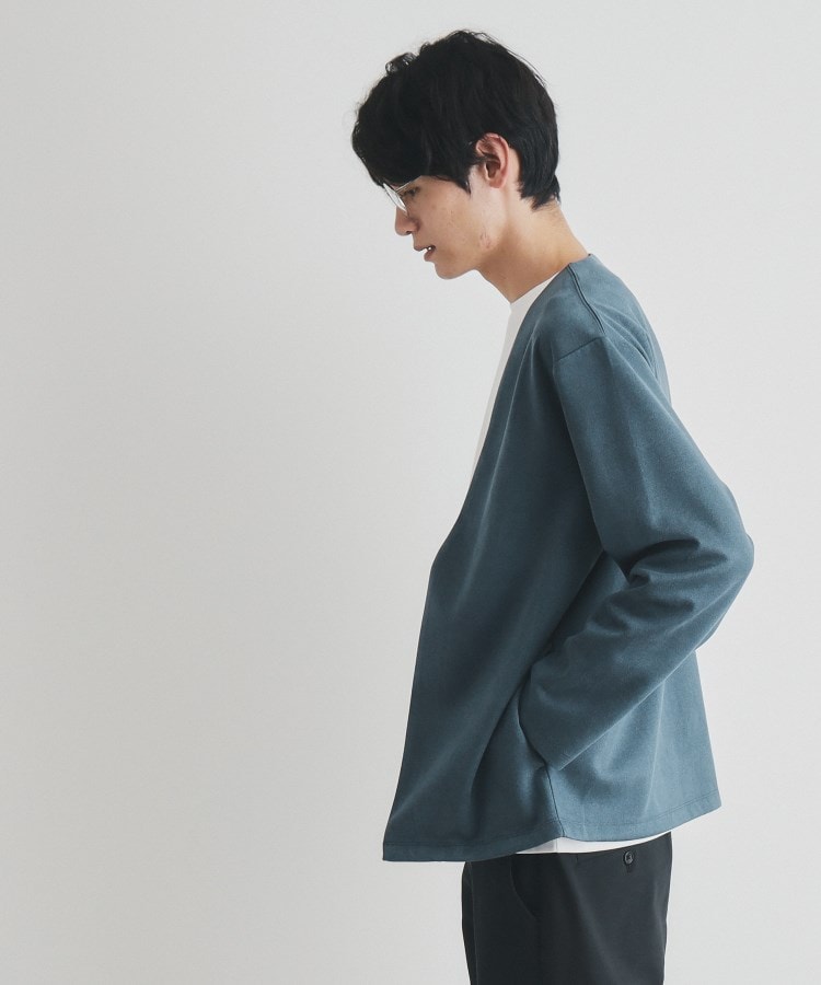 ザ ショップ ティーケー（メンズ）(THE SHOP TK(Men))の杢スウェードタッチカーディガン17