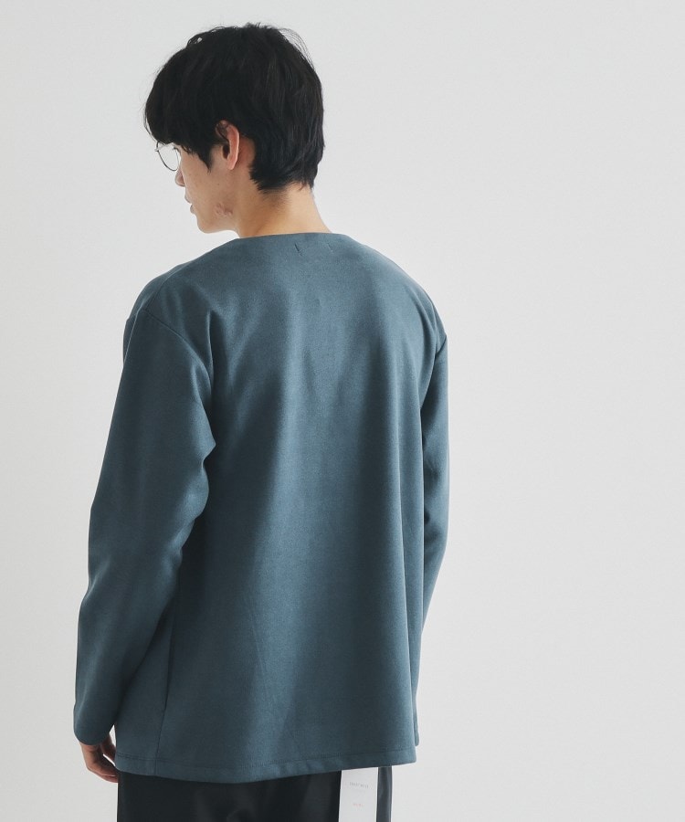 ザ ショップ ティーケー（メンズ）(THE SHOP TK(Men))の杢スウェードタッチカーディガン18