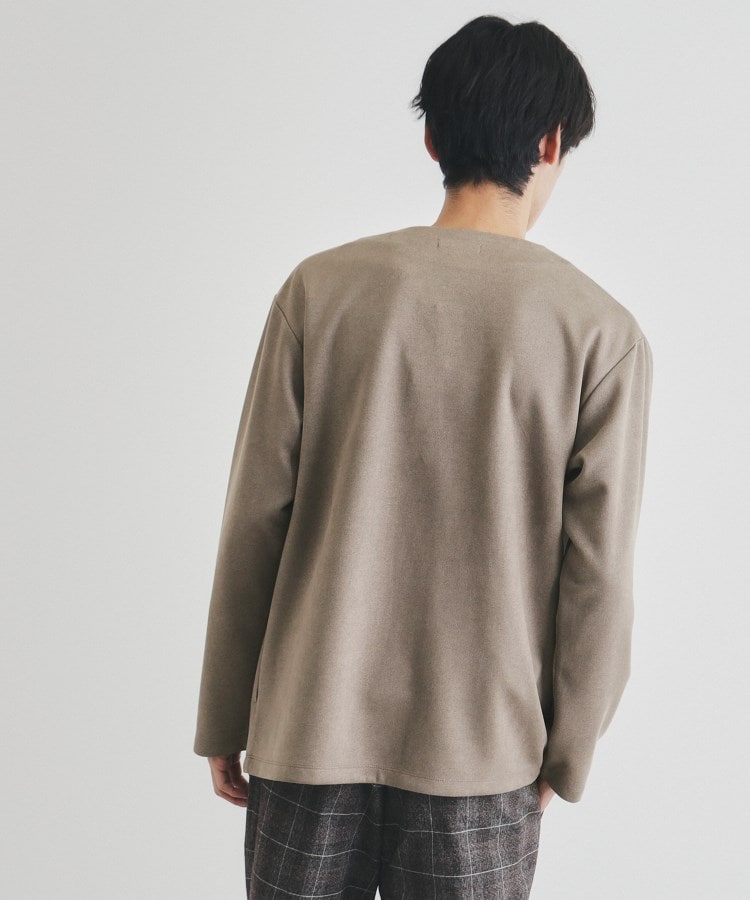 ザ ショップ ティーケー（メンズ）(THE SHOP TK(Men))の杢スウェードタッチカーディガン22
