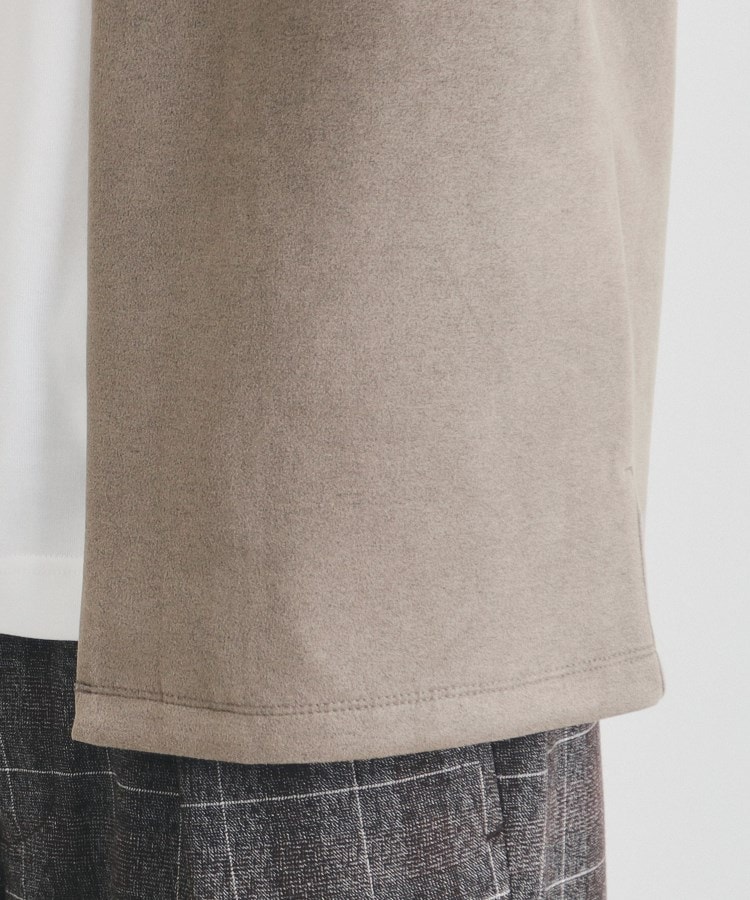 ザ ショップ ティーケー（メンズ）(THE SHOP TK(Men))の杢スウェードタッチカーディガン30