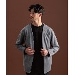 ザ ショップ ティーケー（メンズ）(THE SHOP TK(Men))の杢スウェードタッチカーディガン グレー(012)
