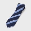 ザ ショップ ティーケー（メンズ）(THE SHOP TK(Men))のシルクストライプタイ ビジネス/ギフト ネイビー(394)