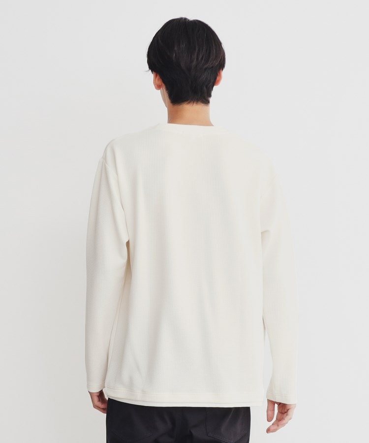 ザ ショップ ティーケー（メンズ）(THE SHOP TK(Men))の杢ふくれフェイクレイヤードプルオーバー5