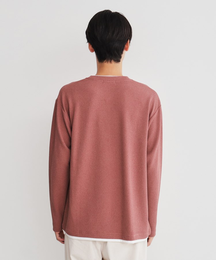 ザ ショップ ティーケー（メンズ）(THE SHOP TK(Men))の杢ふくれフェイクレイヤードプルオーバー19