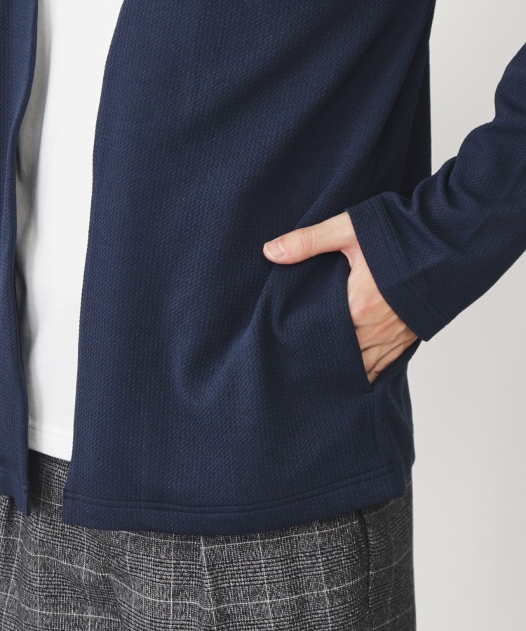 ザ ショップ ティーケー（メンズ）(THE SHOP TK(Men))の【カーディガン＋ロンTセットアイテム】杢ふくれアンサンブルカーディガン32