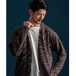 ザ ショップ ティーケー（メンズ）(THE SHOP TK(Men))の【カーディガン＋ロンTセットアイテム】杢ふくれアンサンブルカーディガン ブラウン(044)