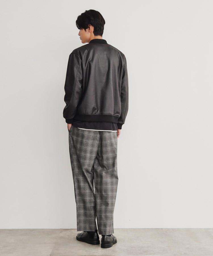ザ ショップ ティーケー（メンズ）(THE SHOP TK(Men))のチェックワイドイージーパンツ3