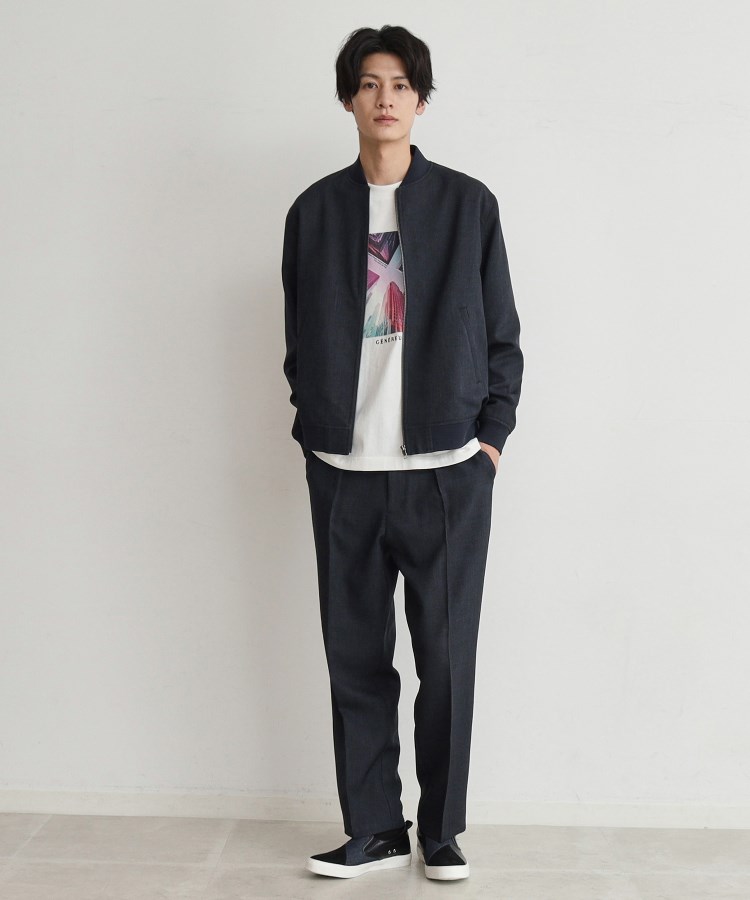ザ ショップ ティーケー（メンズ）(THE SHOP TK(Men))の【セットアップ可】シャークスキンイージーパンツ9