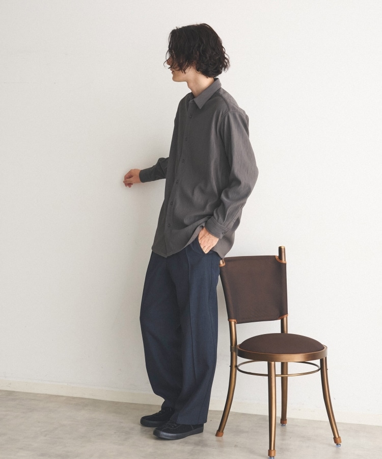 ザ ショップ ティーケー（メンズ）(THE SHOP TK(Men))のサイドラインシャークスキンイージーパンツ5
