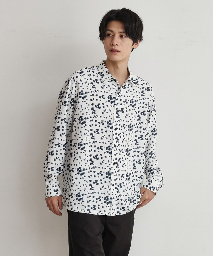 ドットプリント柄シャツ(カジュアルシャツ) | THE SHOP TK(Men ドットプリント柄シャツ(カジュアルシャツ) | THE SHOP TK(Men