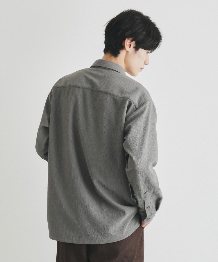 ザ ショップ ティーケー（メンズ）(THE SHOP TK(Men))のリラックスシルエット楊柳シャツ4