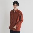 ザ ショップ ティーケー（メンズ）(THE SHOP TK(Men))のリラックスシルエット楊柳シャツ オレンジ(069)