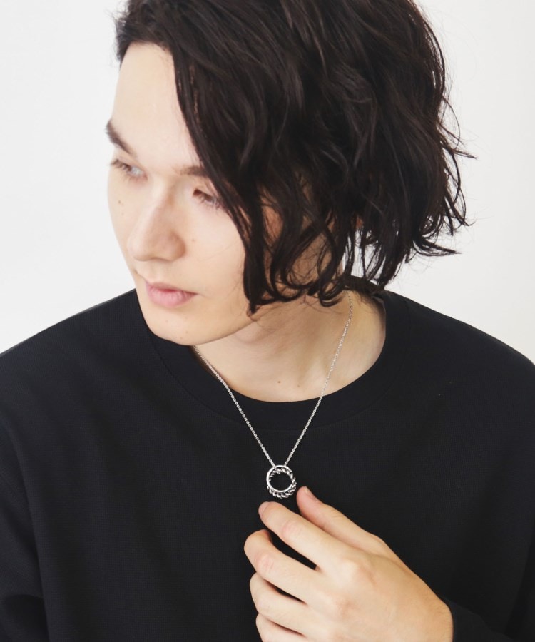 ザ ショップ ティーケー（メンズ）(THE SHOP TK(Men))のねじりリングネックレス6