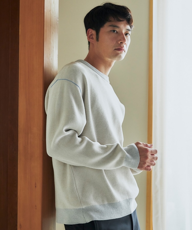 ザ ショップ ティーケー（メンズ）(THE SHOP TK(Men))の【ハグするニット】モールニットクルーネック　親子リンク/ユニセックス47