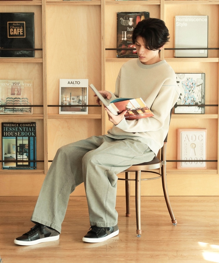 ザ ショップ ティーケー（メンズ）(THE SHOP TK(Men))の【ハグするニット】モールニットクルーネック　親子リンク/ユニセックス3