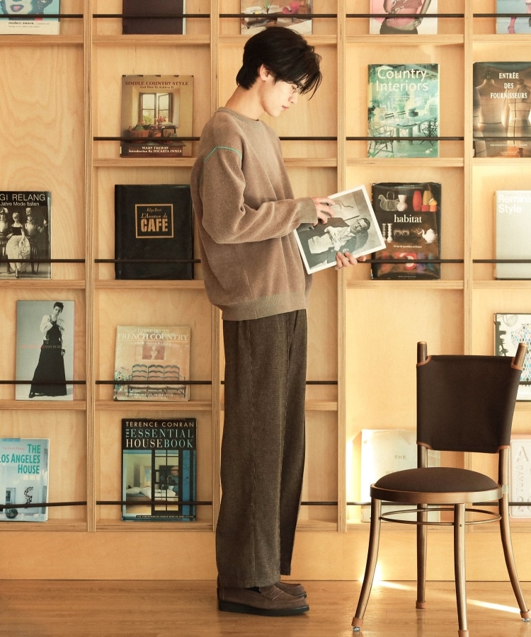 ザ ショップ ティーケー（メンズ）(THE SHOP TK(Men))の【ハグするニット】モールニットクルーネック　親子リンク/ユニセックス12